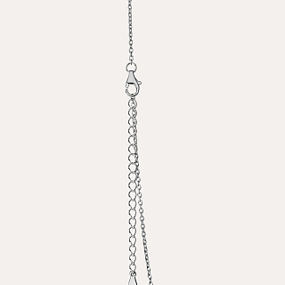 Collier en argent avec zircone cubique