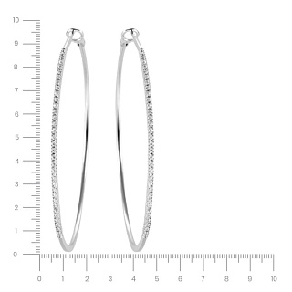 Boucles d'oreilles en Argent avec Zircone Cubique